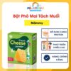 Phô mai tách muối Mămmy dạng bột rắc cơm, cháo cho bé ăn dặm, béo ngậy, thơm ngon, giàu canxi cho bé ăn dặm - hộp 10 gói