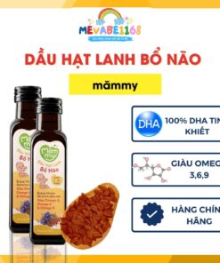 Dầu ăn Dặm Bổ Não Hạt Lanh Mămmy Giàu Omega-3 Cho Bé Từ 6 Tháng