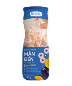 Bánh ăn dặm Biobaby vị mận đen 40g – Bổ sung canxi, không gluten, giòn tan dễ tan, an toàn cho bé yêu