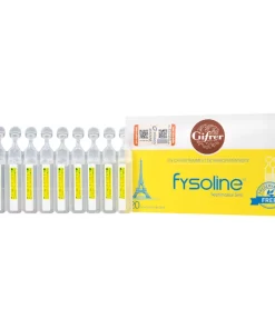 Dung dịch nhỏ mũi Gifrer Fysoline Septinasal 5ml (vàng) Hộp 20 ống – Giảm nghẹt mũi, làm sạch mũi cho bé và người lớn