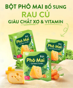 Bột Phô Mai Rau Củ Mămmy 30g – Giàu Chất Xơ & Vitamin, Bổ Sung Dinh Dưỡng Cho Bé Ăn Dặm, Hương Vị Tự Nhiên