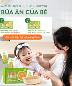Cháo Gạo Sữa Mix Hạt Mămmy Cho Bé Ăn Dặm – Mềm Thơm Sánh Mịn | Giàu Dinh Dưỡng Tự Nhiên | Hộp 210g & 350g