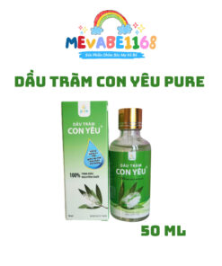Dầu Tràm Con Yêu Pure Chính Hãng 50ml / 100ml – Dầu Tràm Cho Bé Sơ Sinh 100% Thiên Nhiên Giữ Ấm, Ngăn Muỗi Đốt