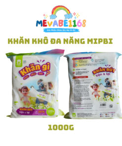 Khăn Khô Đa Năng MIPBI 300g / 600g / 900g / 1000g – Khăn Rút Mềm Dai Tiện Lợi Cho Mẹ Và Bé | MIPBI Chính Hãng