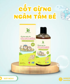 Cốt Gừng Ngâm Tắm Bé Bảo Nhiên 330ml – Giữ ấm cơ thể, giúp bé thư giãn, hỗ trợ giảm cảm lạnh, ngăn ho hiệu quả
