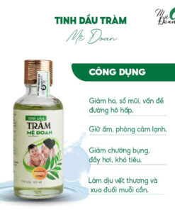 Tinh Dầu Tràm Mệ Đoan 50ml – Giữ Ấm, Giảm Ho, Sổ Mũi, Đầy Hơi, Xua Đuổi Muỗi, An Toàn Cho Bé