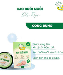 Cao Đuổi Muỗi OLA PAPI 20g – Giảm Sưng Tấy, Xua Đuổi Muỗi, Côn Trùng, Lành Tính Cho Bé