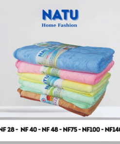 Khăn Tắm Cao Cấp NATURE Home Fashion – 100% Cotton Mềm Mịn, Thấm Hút Tốt, Nhiều Kích Thước NF28–NF140