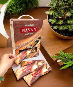 Bột Ngũ Cốc Dinh Dưỡng NAVAN Gia Truyền – Hộp 700g (35 gói x 20g) – Ngũ Cốc Nguyên Chất Từ 15 Loại Hạt Dinh Dưỡng, Tiện Lợi Cho Mọi Gia Đình